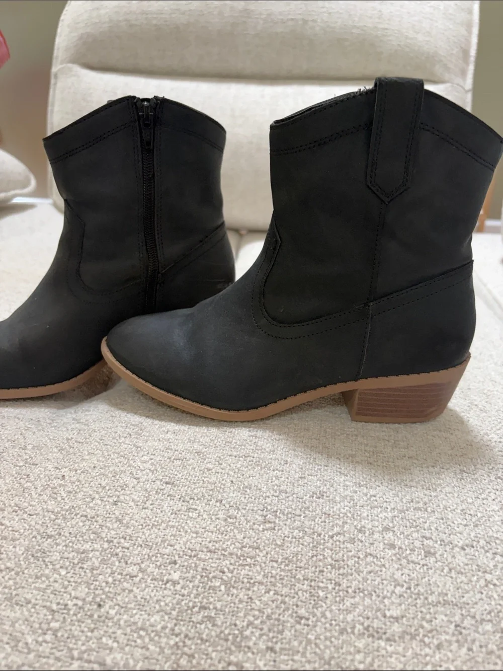 Old Navy Black Girls' Ankle Western Boots